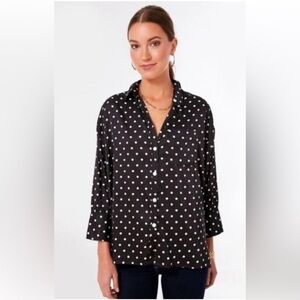 Tuckernuck Pomander Place Classic Polka Dot Top - Excellent Condition